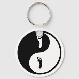 Yin Yang Podiatry Keychain