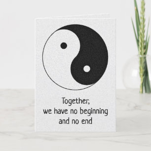YIN YANG Poem Holiday Card