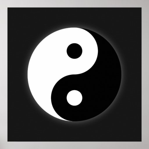 Yin Yang Poster Print