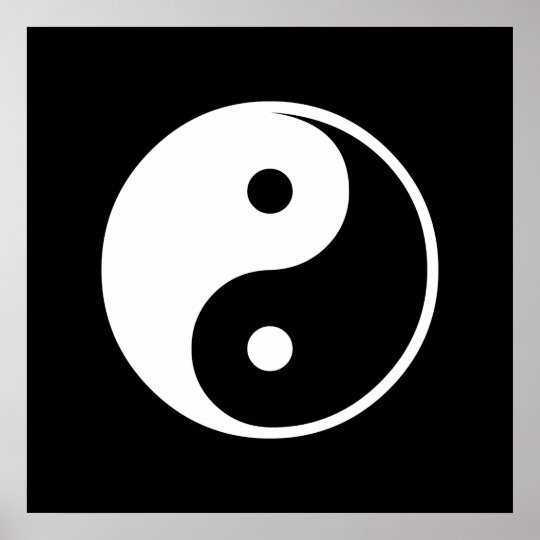 Yin Yang Poster | Zazzle.com