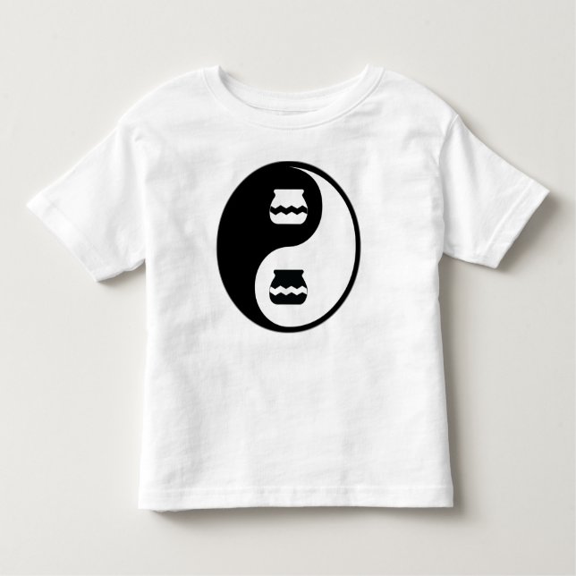Yin Yang Pottery Toddler T-shirt (Front)