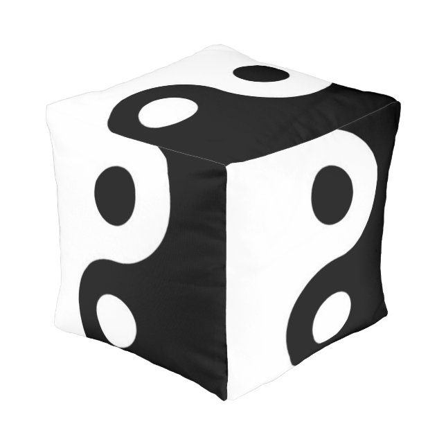 Yin yang pouf (Angled Front)
