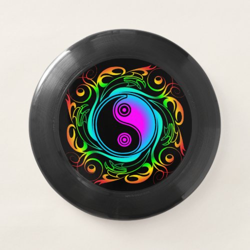 Yin Yang Psychedelic Rainbow Tattoo Wham_O Frisbee