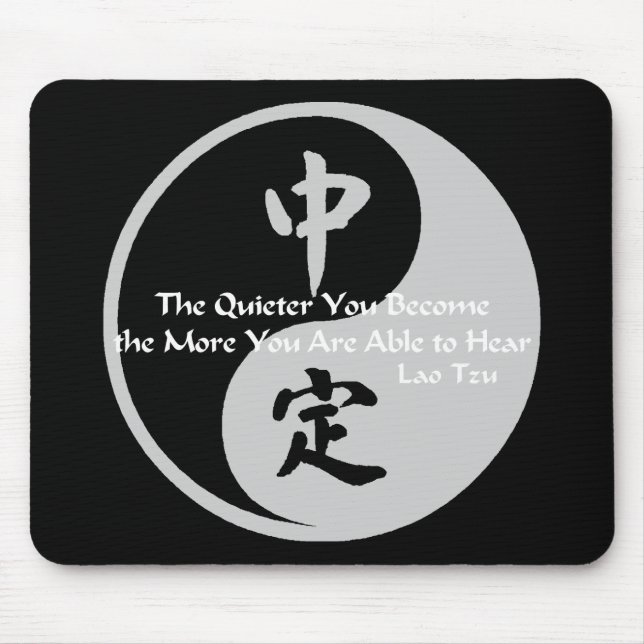 Yin Yang - Quiet Mouse Pad (Front)