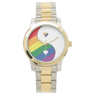 YIN YANG RAINBOW COLORS WATCH