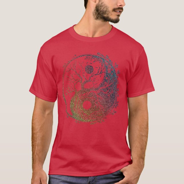 Yin Yang ree of Lifeai chi Qigong Yogaaoism friend T-Shirt (Front)