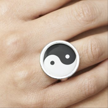 Yin Yang Ring by OniTees at Zazzle
