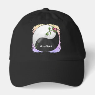 Yin Yang Rose Hat