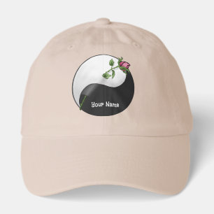 Yin Yang Rose Hat