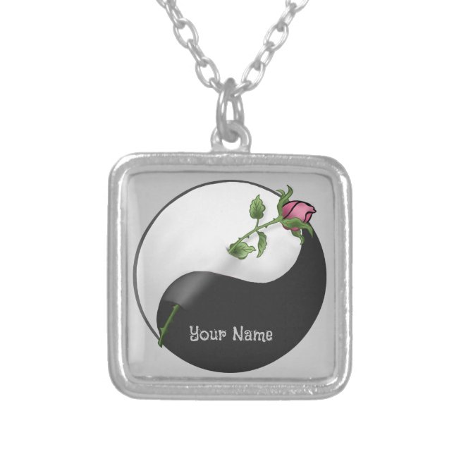 Yin Yang Rose necklace (Front)