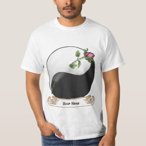 yin yang Rose  T_Shirt