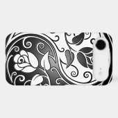 Yin Yang Roses, tight Case-Mate iPhone Case (Back (Horizontal))