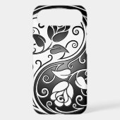 Yin Yang Roses, tight Case-Mate iPhone Case (Back)