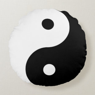 Yin-Yang Round Pillow