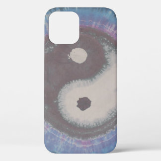 Yin Yang Round Tie Dye iPhone 12 Case