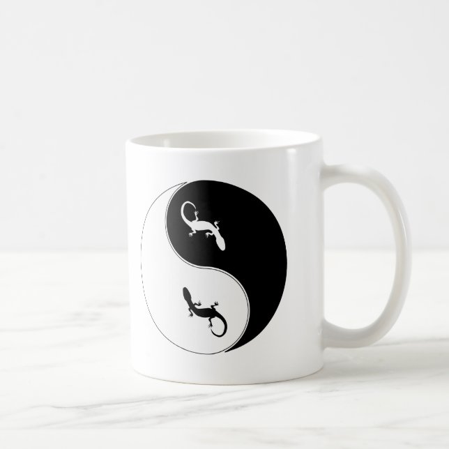Yin Yang Salamander Coffee Mug (Right)