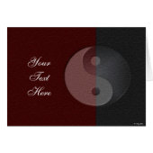 Yin Yang Sandstone Card (Front Horizontal)