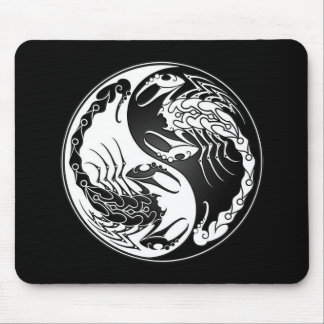 Yin Yang Scorpions Mouse Pad