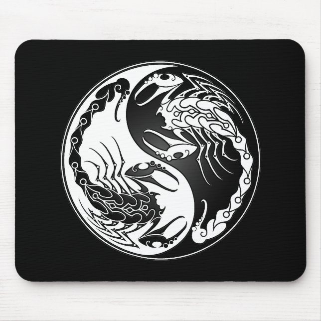 Yin Yang Scorpions Mouse Pad (Front)