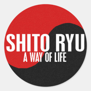 Yin Yang Shito Ryu 1 Classic Round Sticker