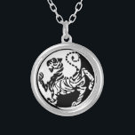 YIN YANG SHOTOKAN TIGER SILVER PLATED NECKLACE<br><div class="desc">BEAUTIFUL AND SIMPLISTIC!</div>