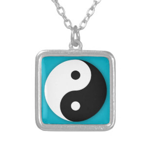 Yin Yang Silver Plated Necklace