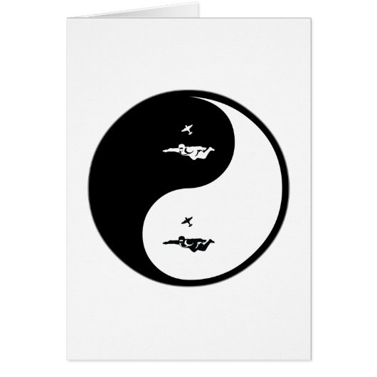 Yin Yang Skydiving Cards (Front)