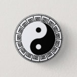 Yin Yang Small, 1&#188; Inch Round Button at Zazzle