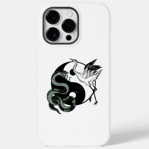 Yin yang Snake And Crane Symbol Case-Mate iPhone 14 Pro Max Case