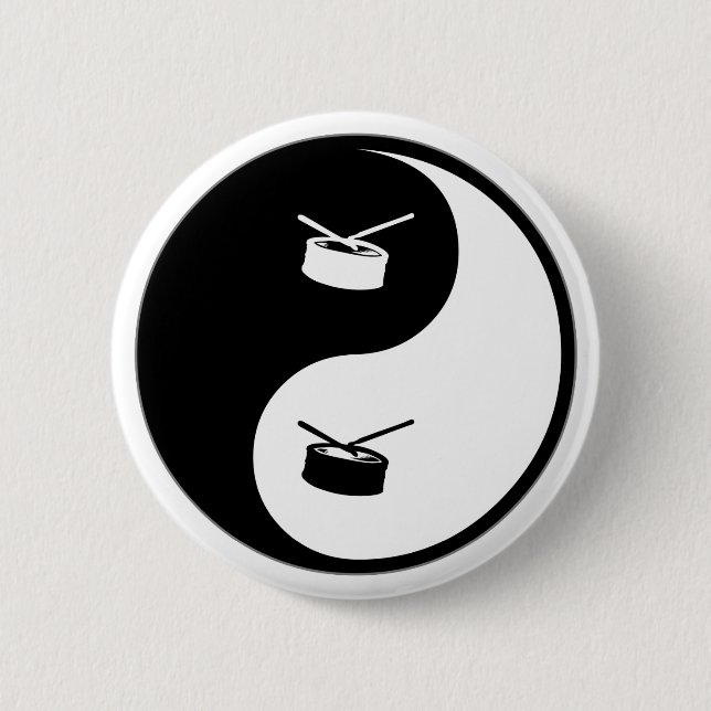 Yin Yang Snare Drum Button (Front)
