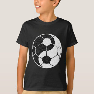 Yin Yang Soccer Graphic For Men Women Boys And Gir T-Shirt