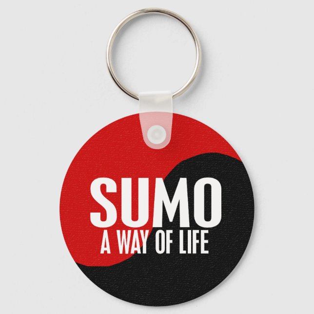 Yin Yang Sumo 1 Keychain (Front)