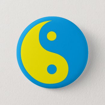Yin Yang Swedish Style Pinback Button by StuffOrSomething at Zazzle