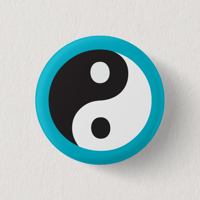 Yin Yang symbol Button (Front)