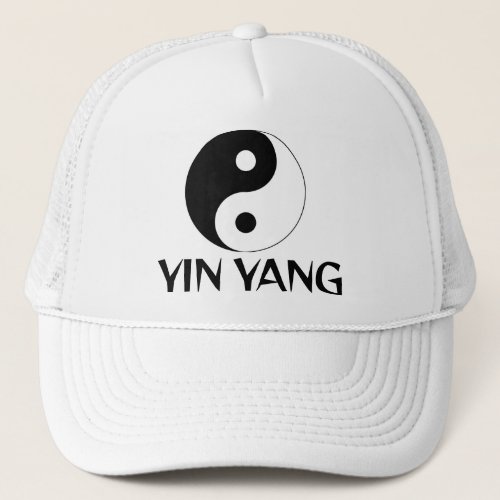 Yin Yang Symbol Design Hat