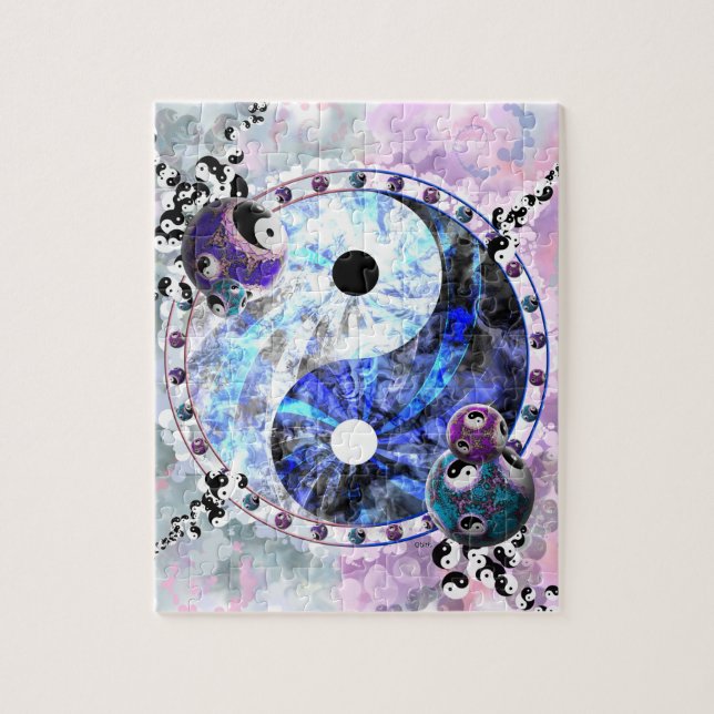 Yin Yang Symbol Jigsaw Puzzle (Vertical)