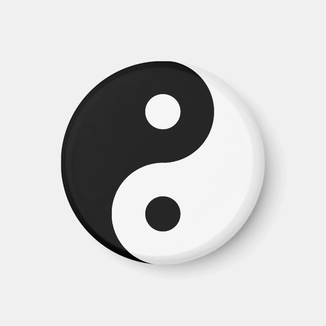 Yin Yang Symbol Magnet (Front)