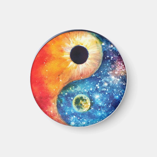 yin-yang symbol magnet (Front)