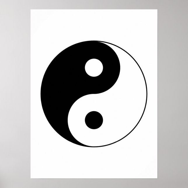 Yin Yang Symbol Poster (Front)