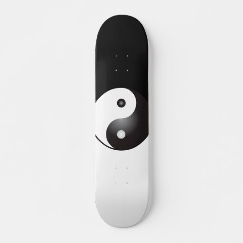 Yin Yang Symbol Skateboard