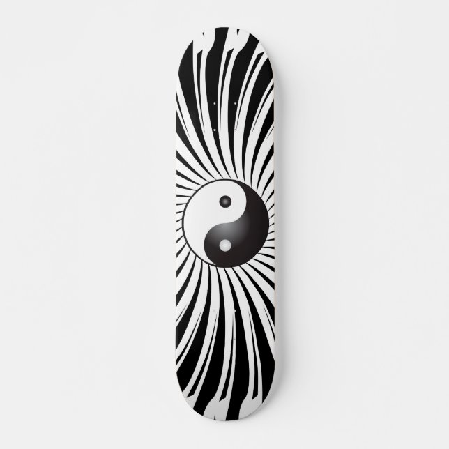 Yin Yang Symbol: Skateboard Deck (Front)
