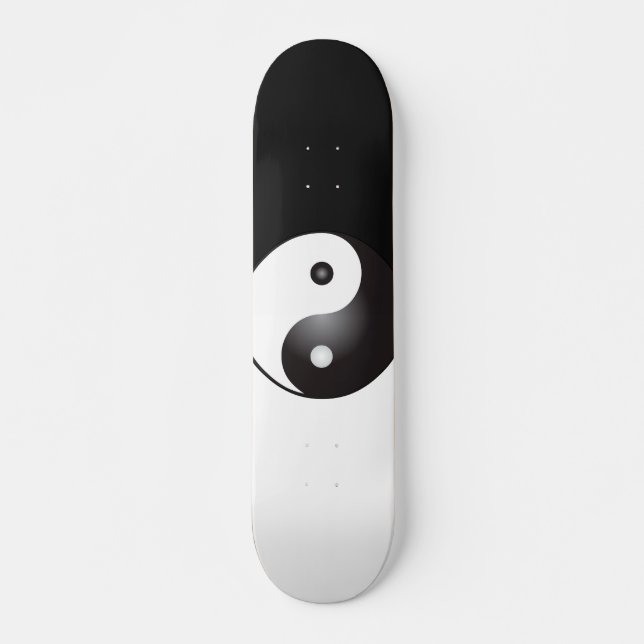 Yin Yang Symbol: Skateboard Deck (Front)