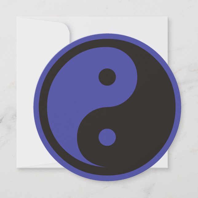 Yin Yang Symbol - solid tattoo design (Front)