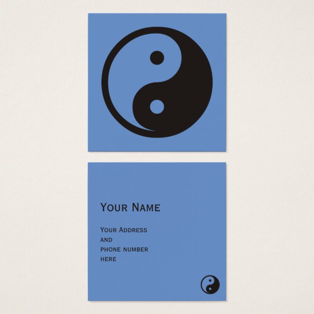 Yin Yang Symbol - solid tattoo design (Front & Back)