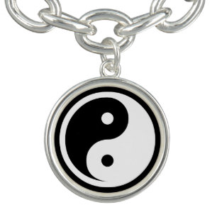 Yin Yang Symbol - solid tattoo design 2 Bracelet