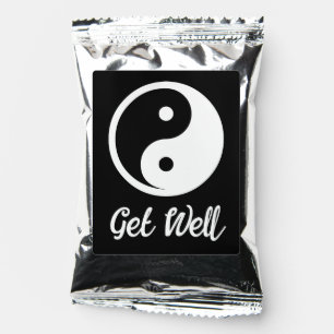 Yin Yang Symbol - solid tattoo design 2 Coffee Drink Mix