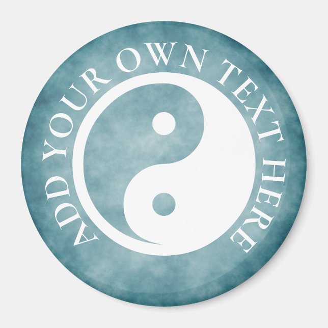 Yin Yang Symbol - solid tattoo design 2 Magnet (Front)