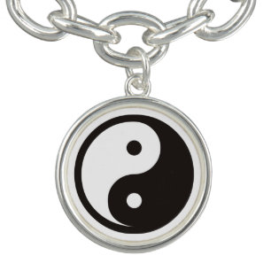 Yin Yang Symbol - solid tattoo design Bracelet