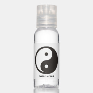 Yin Yang Symbol - solid tattoo design Hand Sanitizer
