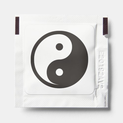 Yin Yang Symbol _ solid tattoo design Hand Sanitizer Packet
